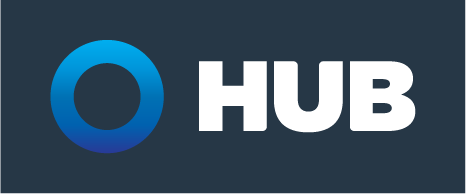 HUB Horizontal Full Colour Reversed Wordmark RGB lr