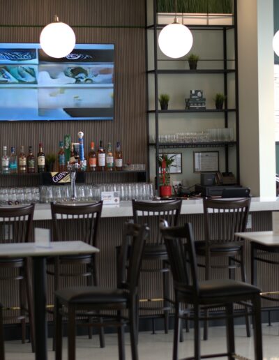 Full bar view