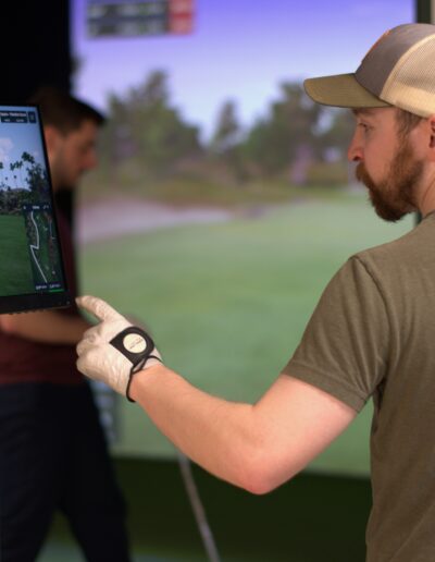 Guy on Golfin screen